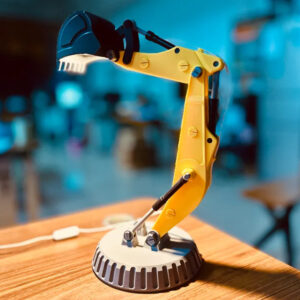 Premium Excavator Table Lamp - Industrial and Playful Design - Premium Quality