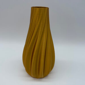 Alternative view of Premium Stylish 3D printed vase with modern twisted design - Premium Quality