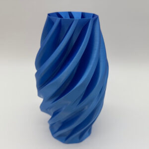 Alternative view of Premium Stylish 3D printed vase with modern twisted design - Premium Quality