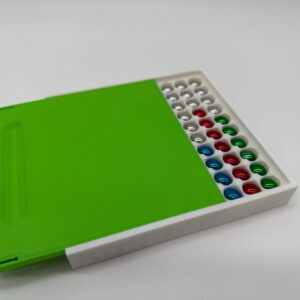 Alternative view of Premium GraviTrax Storage Box for 100 Marbles - 3D Printed Storage Box with Sliding Lid - Premium Quality