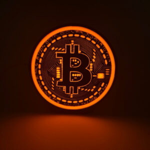 Alternative view of Premium Bitcoin LED Lamp - Decorative Lighting for Crypto Enthusiasts - Premium Quality