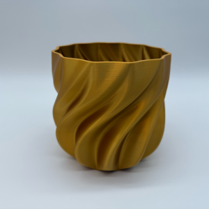 Premium Twisted Design Vase - Flower Pot - Modern Wavy Art Object