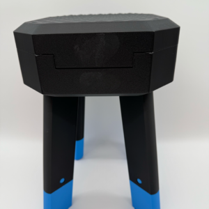 Premium Folding Stool with Storage Space - Innovative Design with Handle and Click Closure