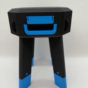 Alternative view of Premium Folding Stool with Storage Space - Innovative Design with Handle and Click Closure