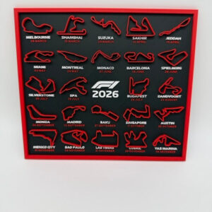 Premium Calendar Formula 1 2026 - Premium Quality