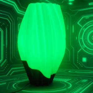 Premium Design Table Lamp 'Waves' with Color Change and Remote Control - Modern Mood Lamp